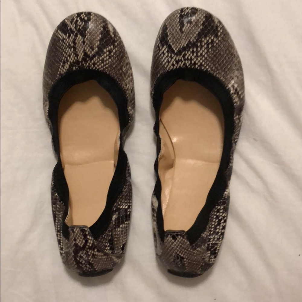 Cole Haan Snakeskin Ballerinas Sz 7.5